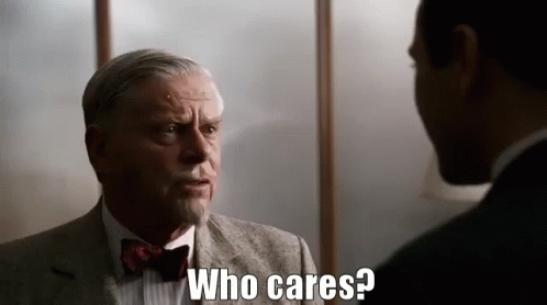 Bertram Cooper: "Who cares?"